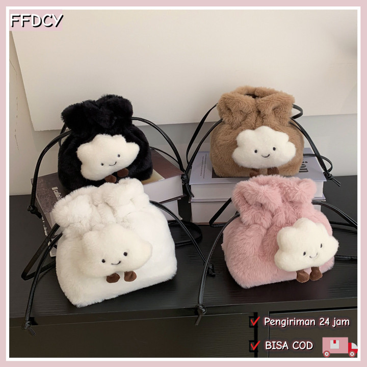 Tas Gantung Ledakan Awan Kartun Awan Mewah Wanita Tas Bahu Mini Ledakan Ledakan Tas Gantung Lucu