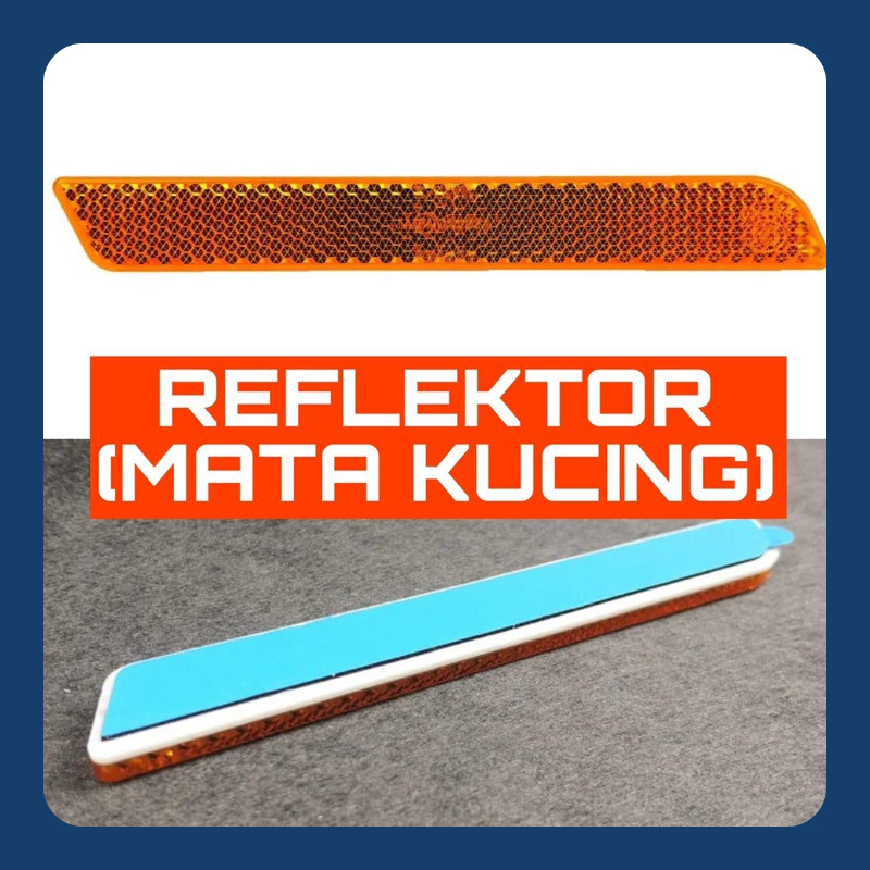 Reflektor / Mata Kucing Shock Depan Motor