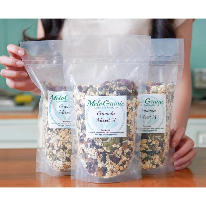 

[Best Seller] Healthy Granola Mixed A 500 gram ( Cranberry , Raisin , Seed , Oat ) - Reguler