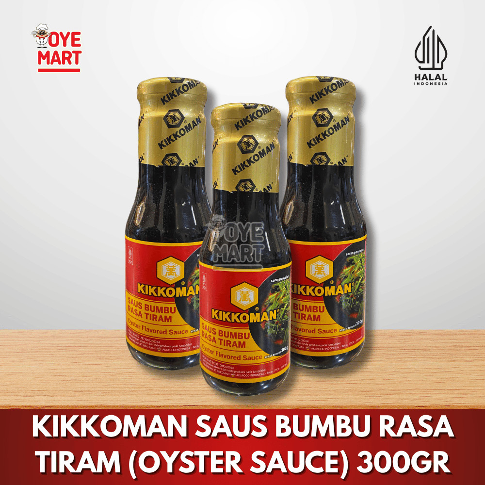 

KIKKOMAN SAUS BUMBU RASA TIRAM 300GR / OYSTER SAUCE