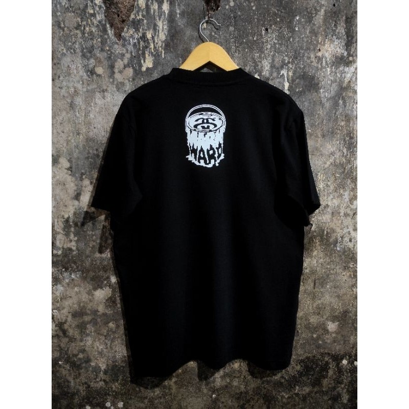 KAOS VTG ST*SSY CUSTOMADE X MARK WARD MUSIKULL BLACK TEE
