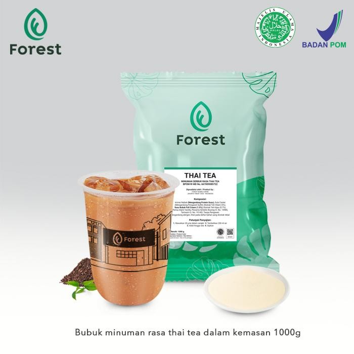 

[New Arrival] Bubuk Minuman THAI TEA Powder - Forest Bubble Drink - POWDER
