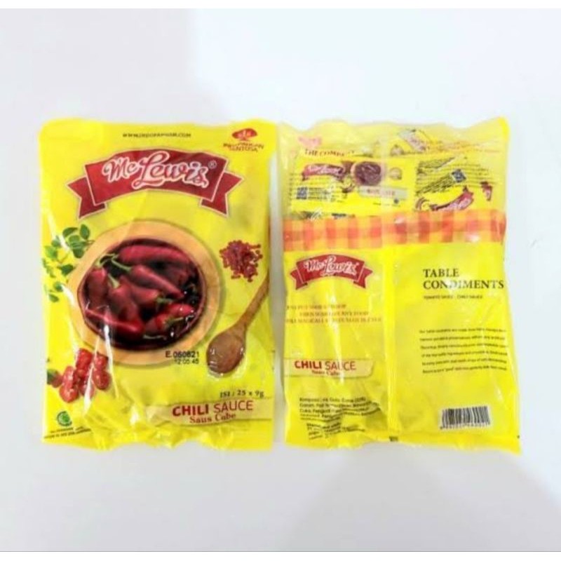 

MC Lewis Saus CHILI Sachet isi 25