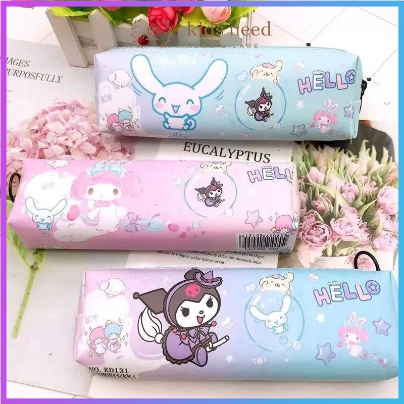 

Tempat Pensil Kain Karakter Sanrio Labubu Kotak Pensil Bag Kain Zipper Tepak Mini Pensil Case Dompet Lucu