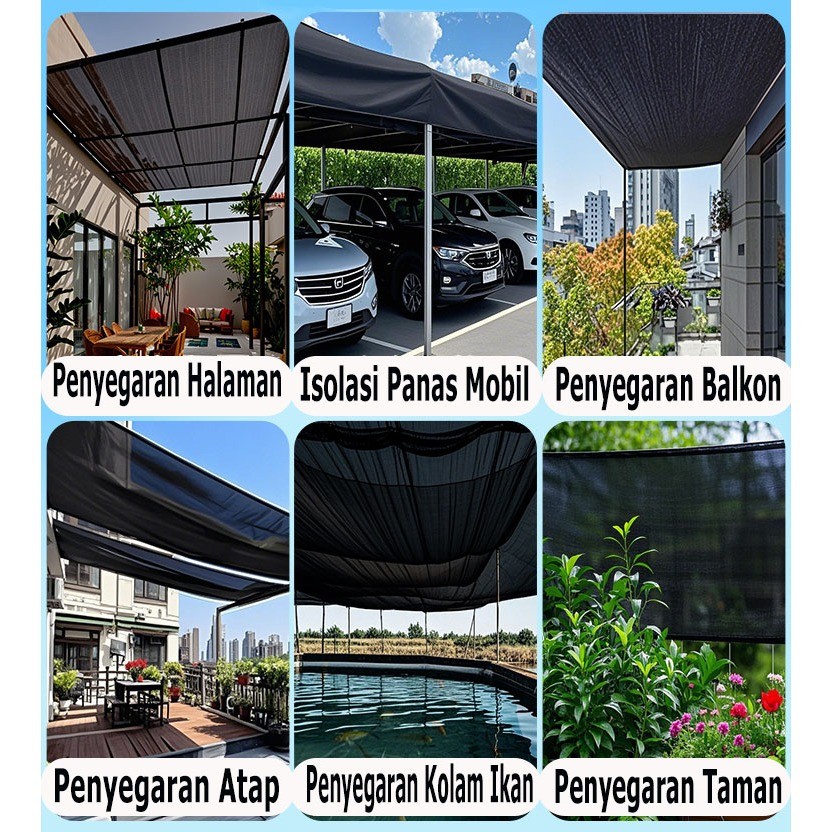 Lakepu Paranet 99% Anti-UV Jaring -Jaring Paranet -  KU