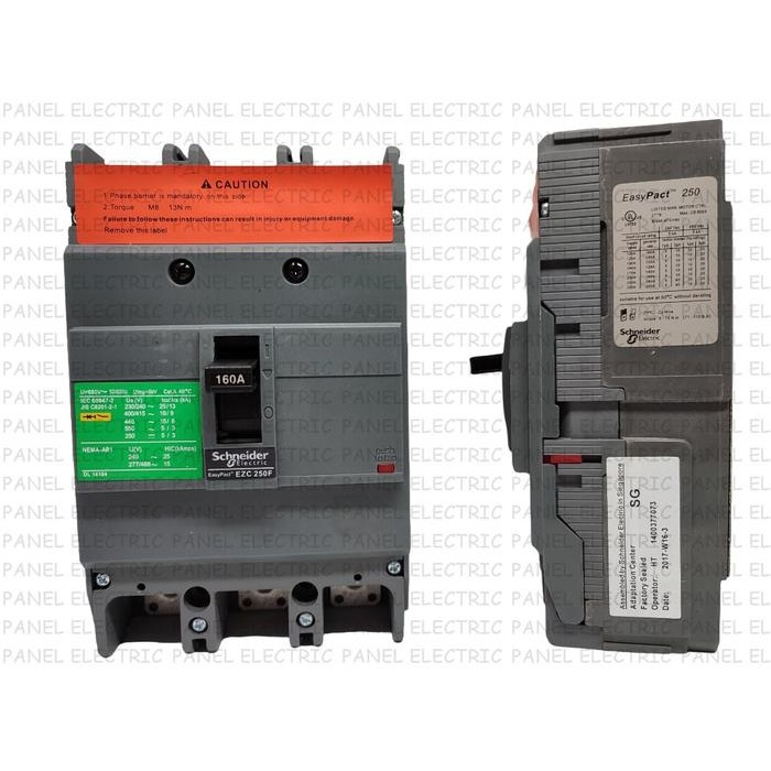 

NO FUSE BREAKER NFB MCCB EZC250F 3P EZC 250F EZC 250 F - 125ASale