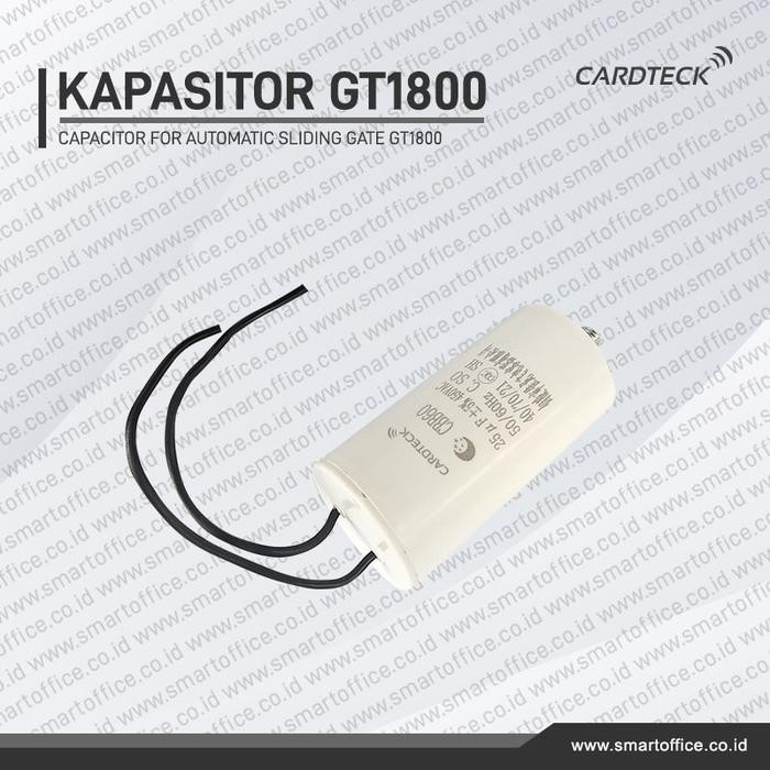 

Kapasitor Automatic Sliding Gate Cardteck GT1800 Mesin Sliding AC 220V