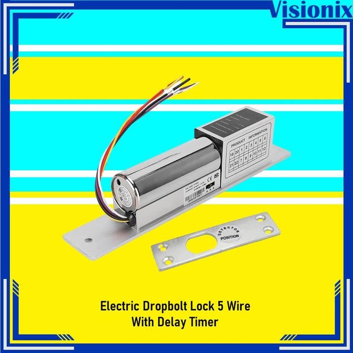 

Drop Bolt Lock 5 Wire - Electric Dropbolt Access Control