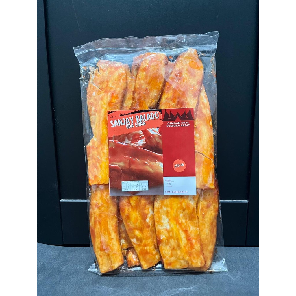 

KERIPIK SANJAI BALADO PANJANG KHAS PAYAKUMBUH UDA ENAN 250G