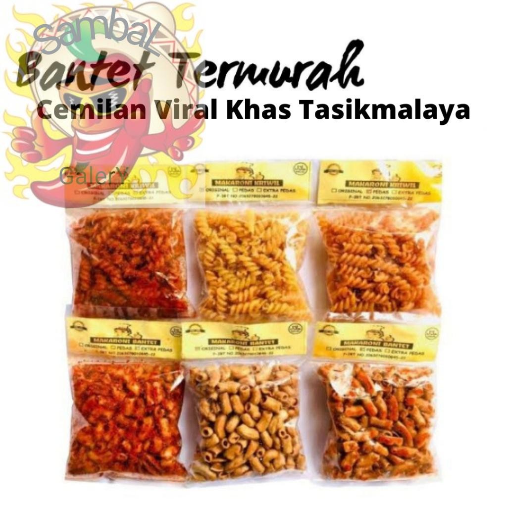 

SambaL Galery Makaroni bantet kriwil tasikmalaya cap koki 60 gram