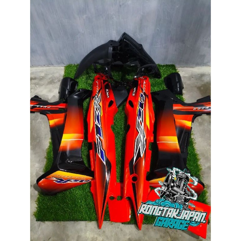 full set bodi halus fizr f1zr fiz r oren hitam full clutch 2003 cover body fizr f1zr oren hitam 2003