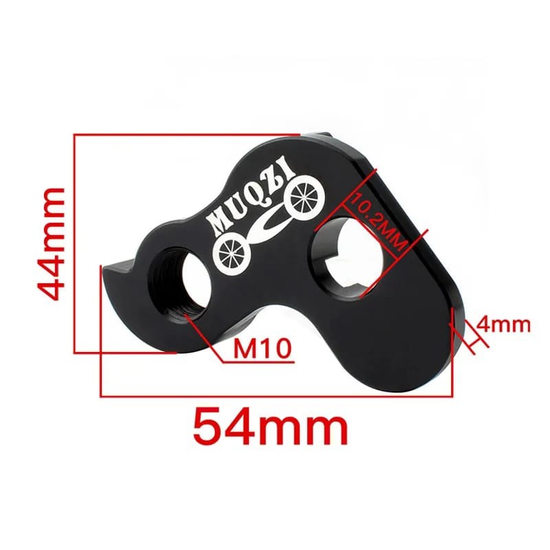 Muqzi Rear End Drop Out Adaptor Dudukan Anting RD Model Lurus Universal Hanger Gear Sepeda Jadul Fix