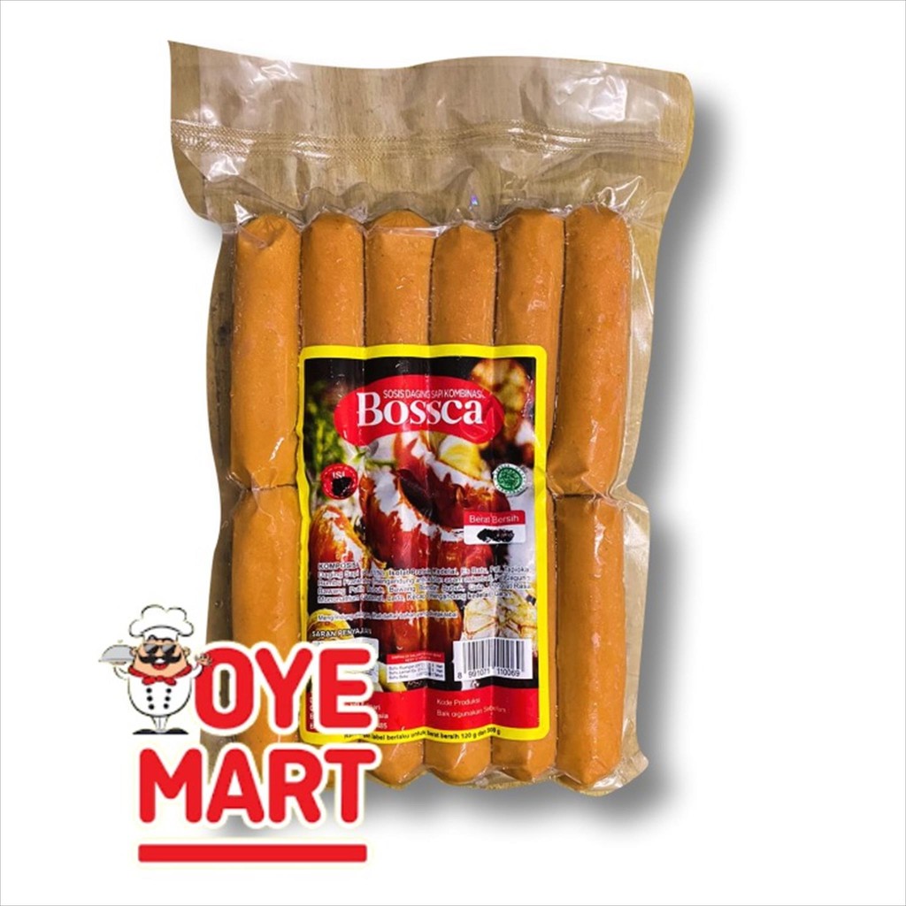 

BOSSCA SOSIS BAKAR 600GR SOSIS ISI 11+1/SOSIS BAKAR ENAK