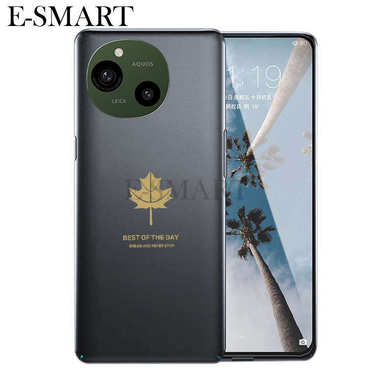 Untuk Sharp Aquos R8S Pro R7 Case Desain Baru Anti-Slippery Drop Halus Maple Leaf Shape untuk Sharp 