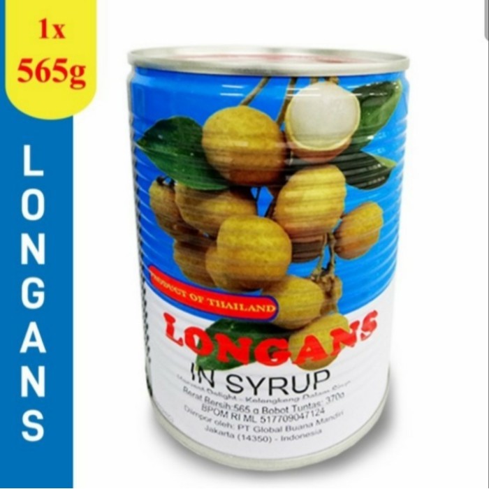 

New Arrival Longan Kaleng / Longans in syrup 565 gr - Ekstra Bubble
