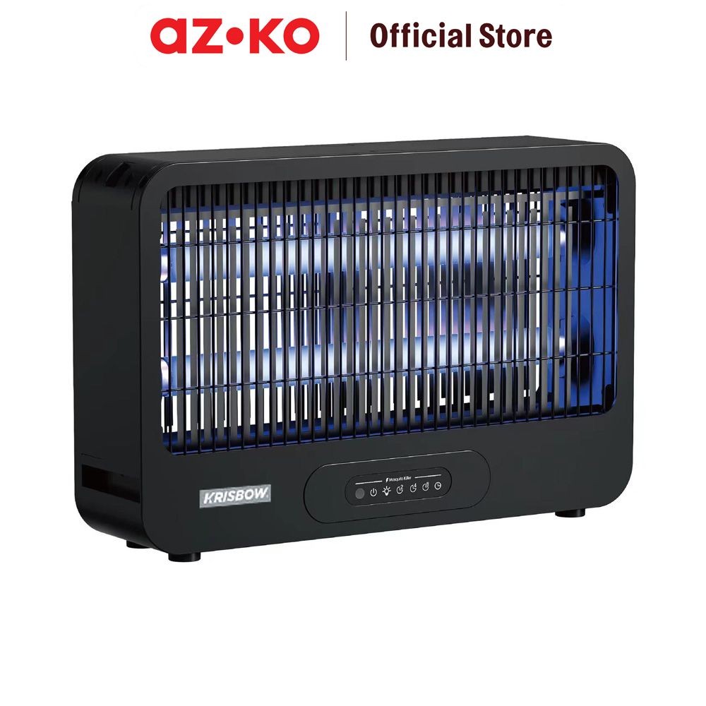AZKO Krisbow Perangkap Nyamuk Dengan Remote 20 watt - Hitam Perangkap Serangga Dengan Timer Mosquito