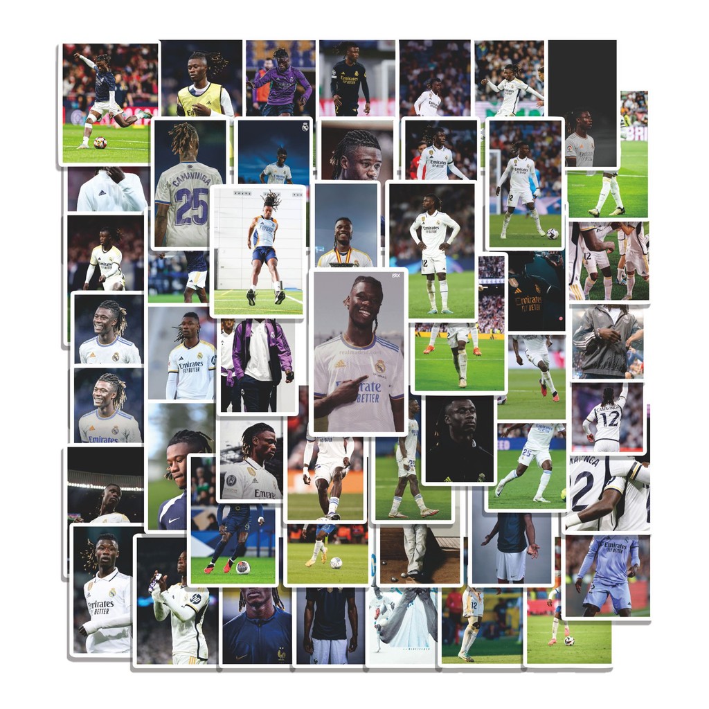 

COD 50 Pcs Stiker RM E.Camavinga V3 Lucu Anti Air Untuk Dekorasi Notebook Sepeda Skateboard Handphone DIY