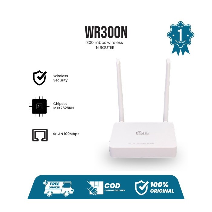 HSAIRPO WR300N 300Mbps WIRELESS N ROUTER HS AIRPO