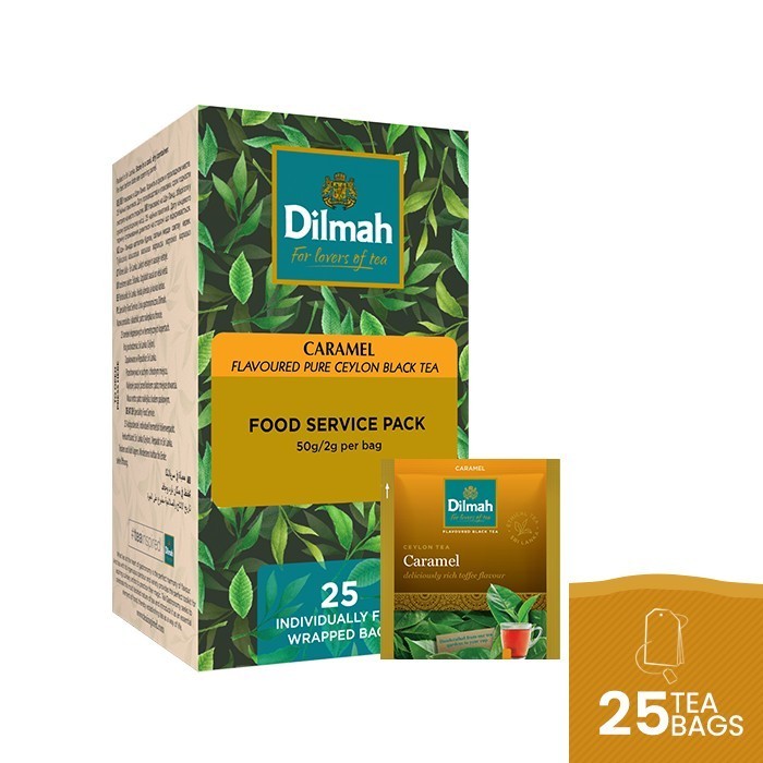

Dilmah Caramel Tea Envelopes 25 One Colour - Teh Celup