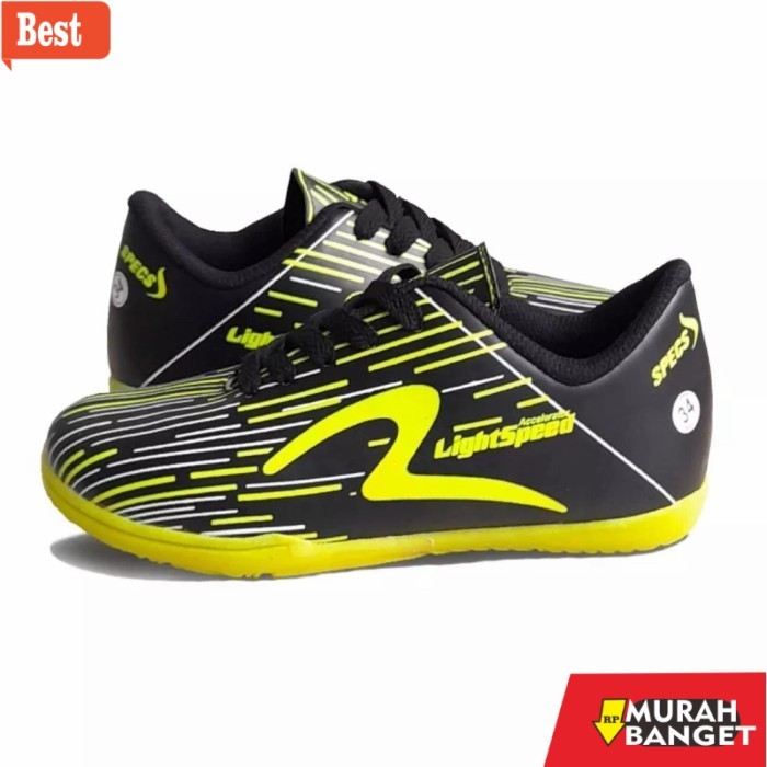 rekomendasi sepatu futsal sepatu futsal anak specs murah - Hitam, 34