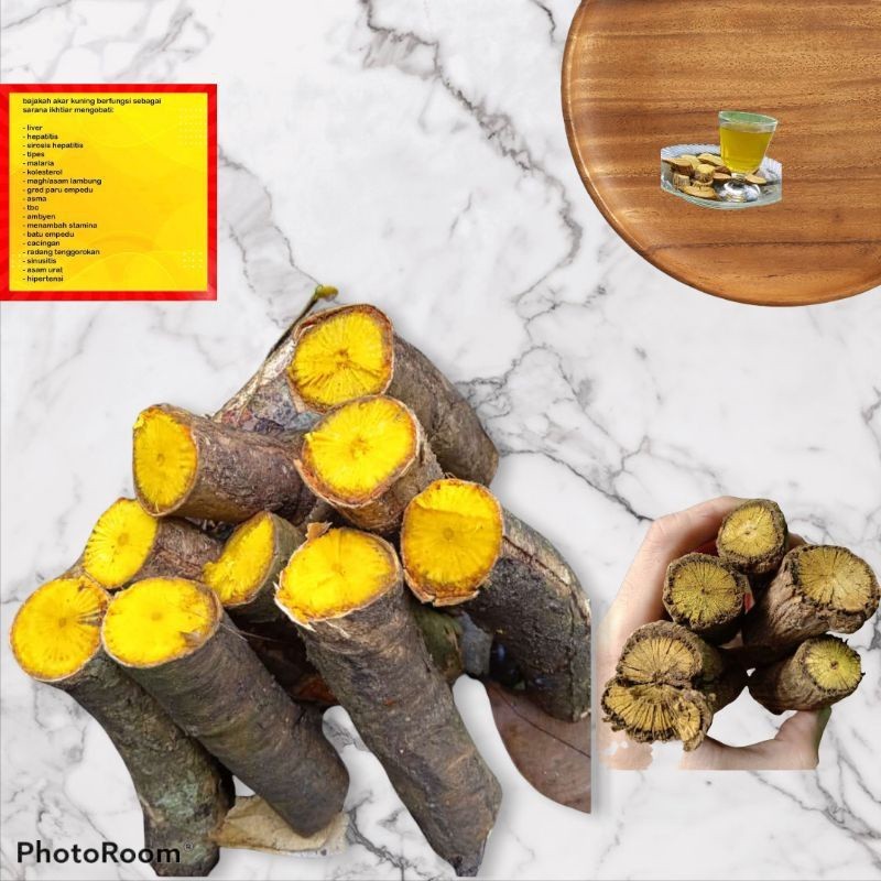 

Akar kayu Ki koneng atau Ki kuning segar fresh 1kg