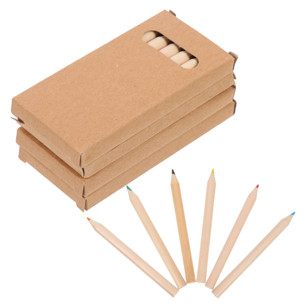 

Colour Pencils School Supplies Kids Accessories Colored for Wooden Child Jumbo Crayon