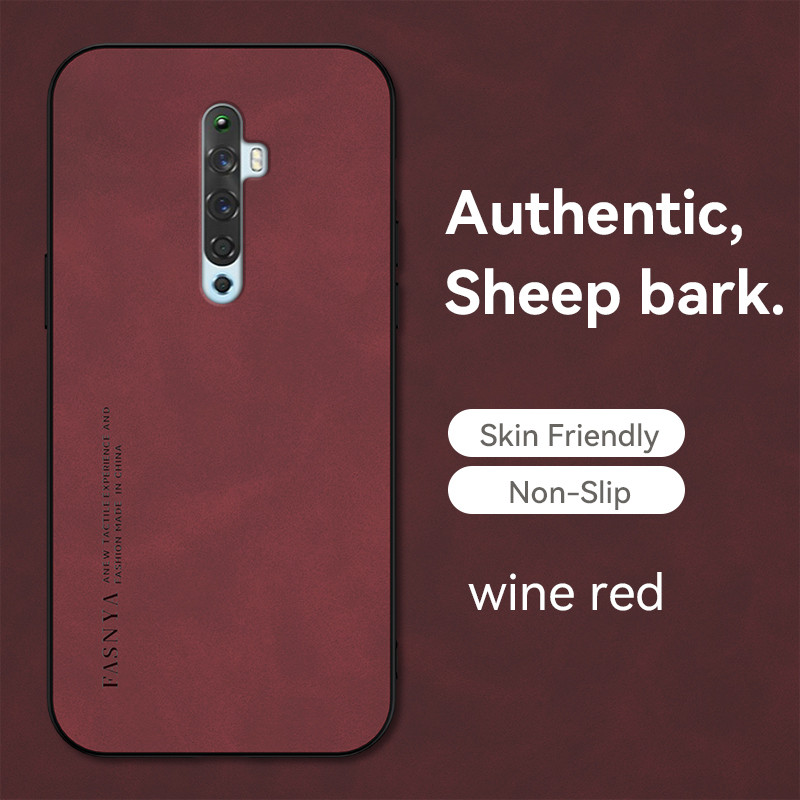 New Phone case oppo reno2 f reno 2f reno 2 Phone Case Frosted Soft Vintage Leather Anti Drop Casing 