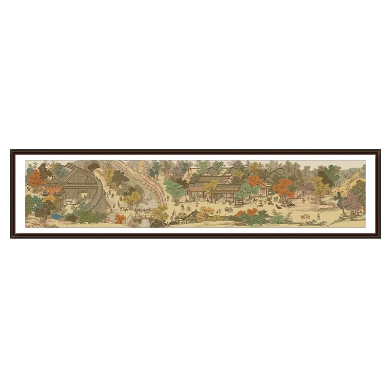 

Outside Jinling City Chinese Classical Paintings 11CT DIY Embroidery Printed Stamped Cross Stitch Kit