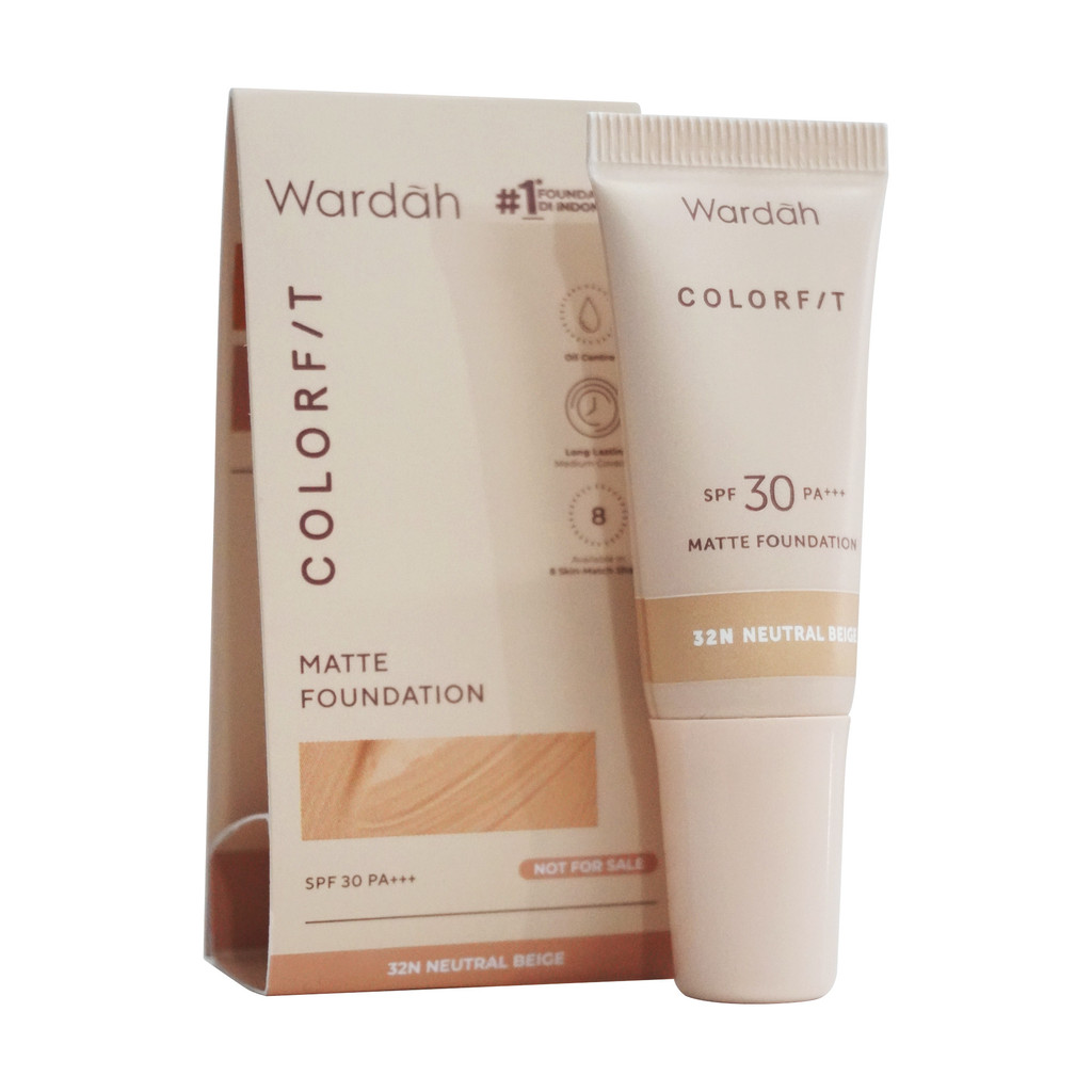 [Gift Not For Sale] Wardah NFS Colorfit Matte Foundation 32N Neutral Beige 5ml