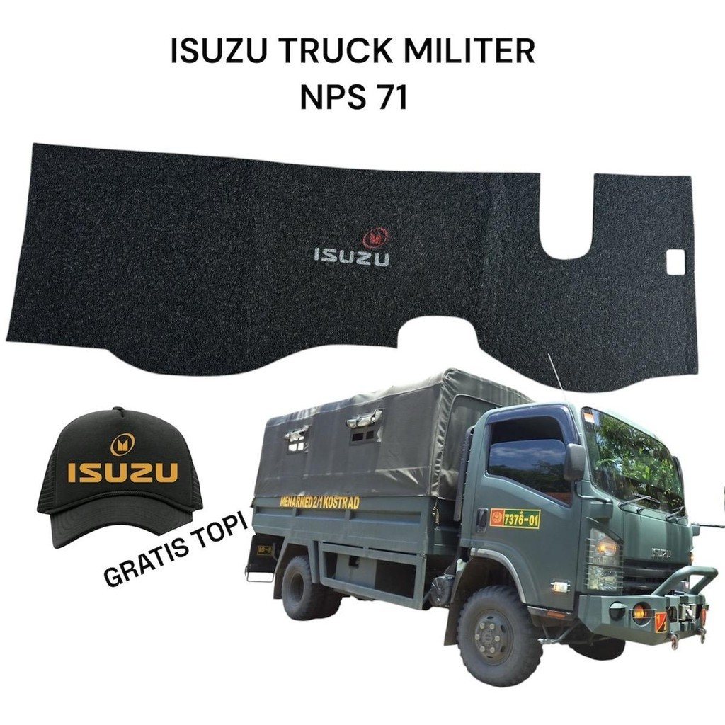 Karpet Truck Isuzu Nps 71 Truck militer Truck yonif karpet Truck militer