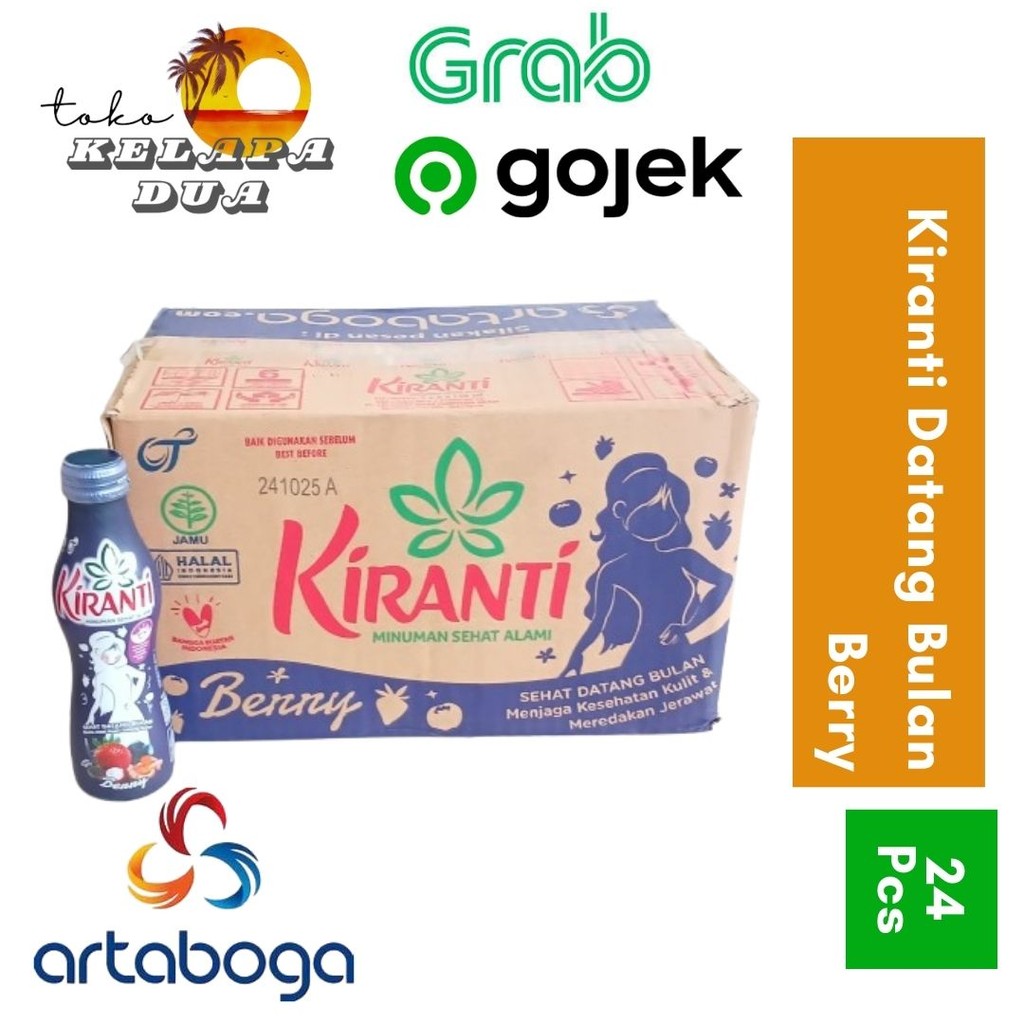 

Kiranti Sehat Datang Bulan Berry 150ml x 24pcs Kartonan - Only Instan Sameday