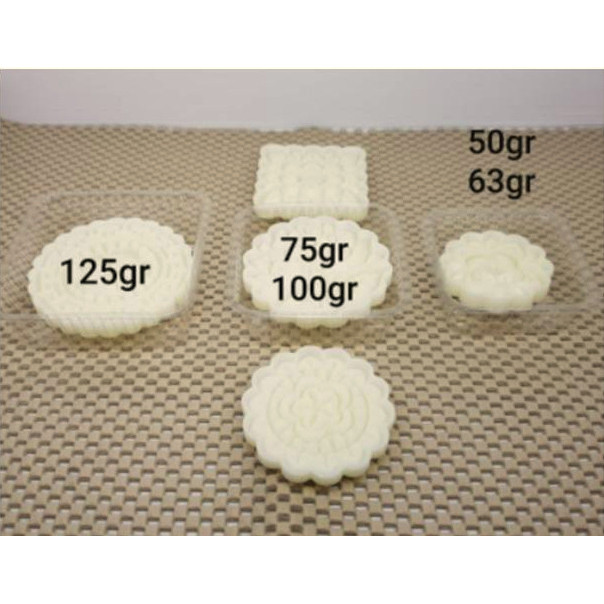 

Tray Mika Mooncake BENING Mika Tray Packaging kemasan Kue Bulan Puding - SIZE 6.5CM