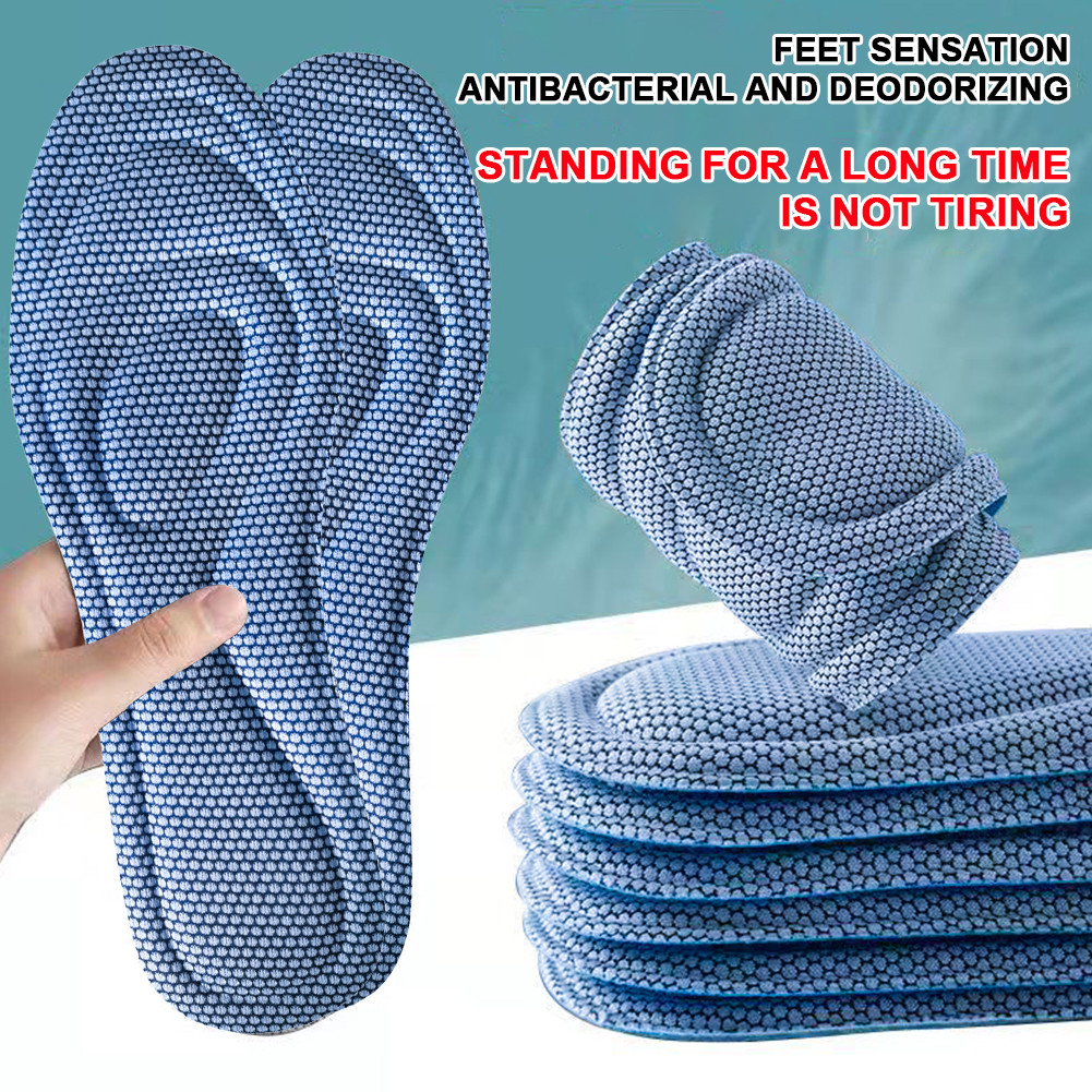 Shoe Insoles Breathable Arch Support Insoles Sweat Absorption Deodorant Insoles Massage Soft Insoles