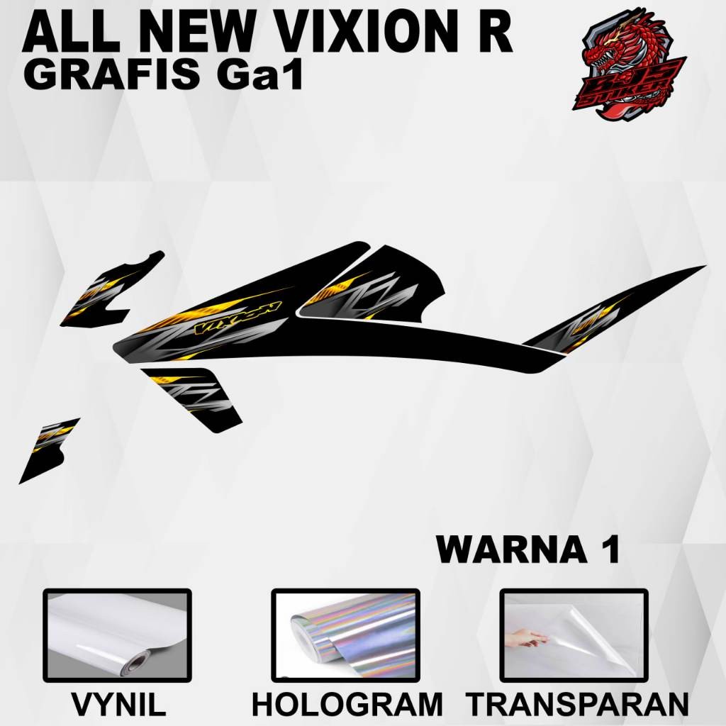 Striping new vixion r 2018 - stiker sticker decal all new vixion 2019 ga1