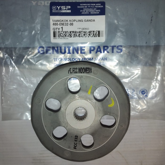 FCC Genio Mangkok Kopling Ganda | YSP Genuine Parts