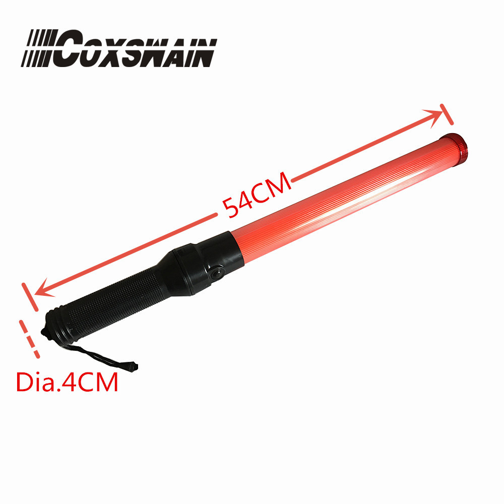 Outdoor Safety LED Traffic baton Safety Signal Warning Flashing Light LED Traffic Wand Baton by hand