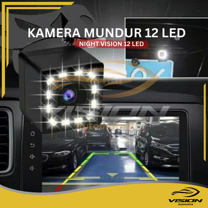 Kamera Mundur Mobil 12 Led Night Vision Kamera Malam