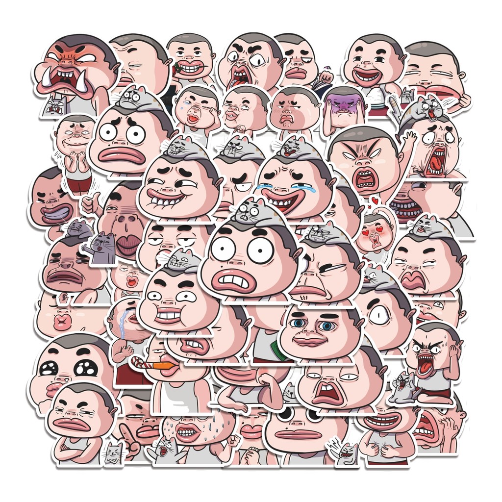 

COD 50 Pcs Stiker NDBL Lucu Anti Air Untuk Dekorasi Notebook Sepeda Skateboard Handphone