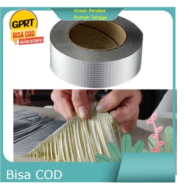 

GPRT TaffGUARD KYTO Lakban Aluminium Foil Tebal 1,5mm Adhesive Super Tape Mengatasi Bocor