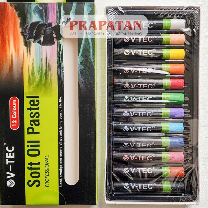 

V-TEC Soft Oil Pastel SOP 712-748 | Pastel Oil Halus - 12C SOP712