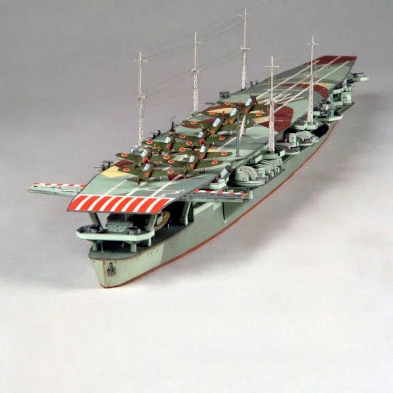 1/400 IJN ZUIHO Aircraft Carrier Battleship 3D Paper Model
