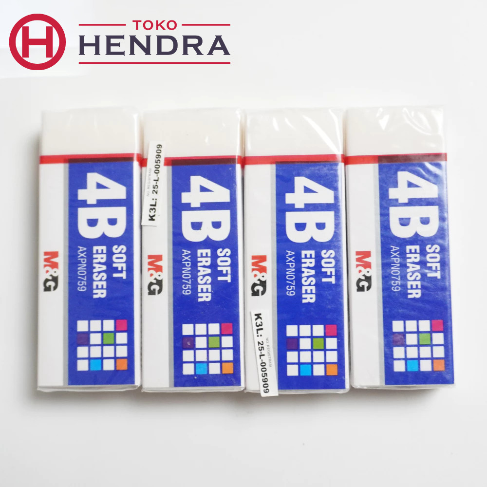 

M&G 4B Soft Eraser AXPN0759 Ukuran Besar – Penghapus Lembut untuk Sketsa & Tulis