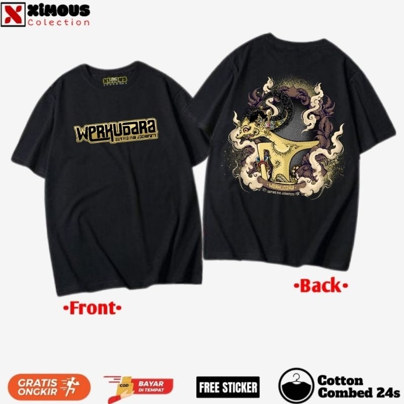 Kaos Baju Wayang Werkudara | Kaos Wayang Kulit | Indonesia Culture
