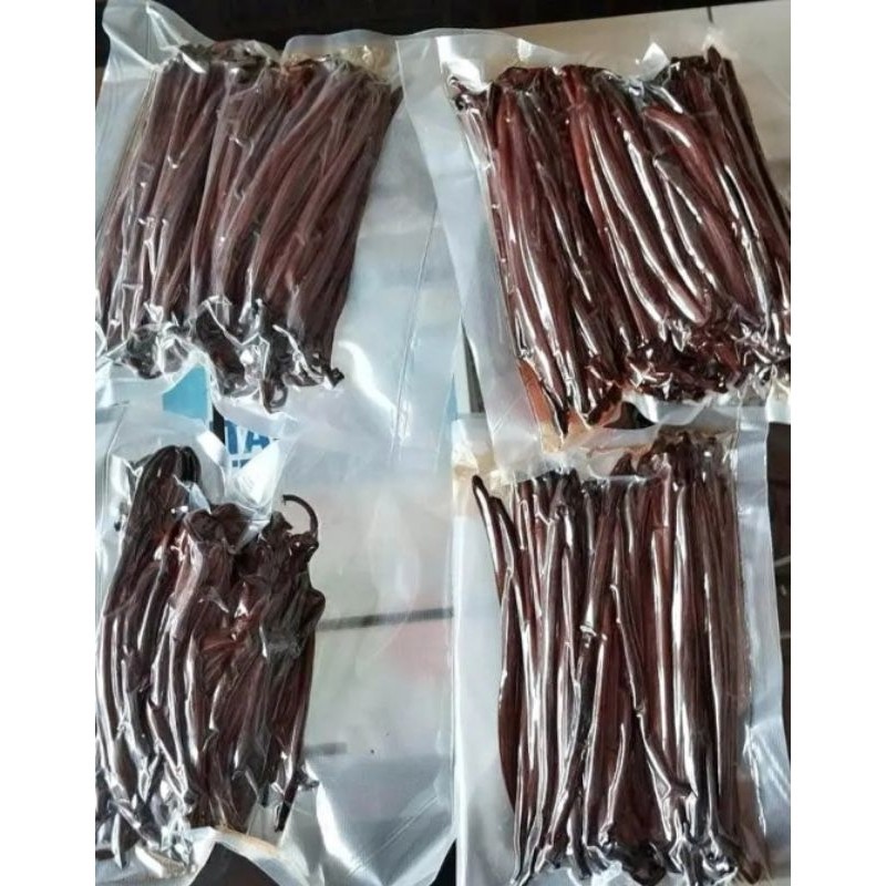 

Buah vanili kering per batang Batak