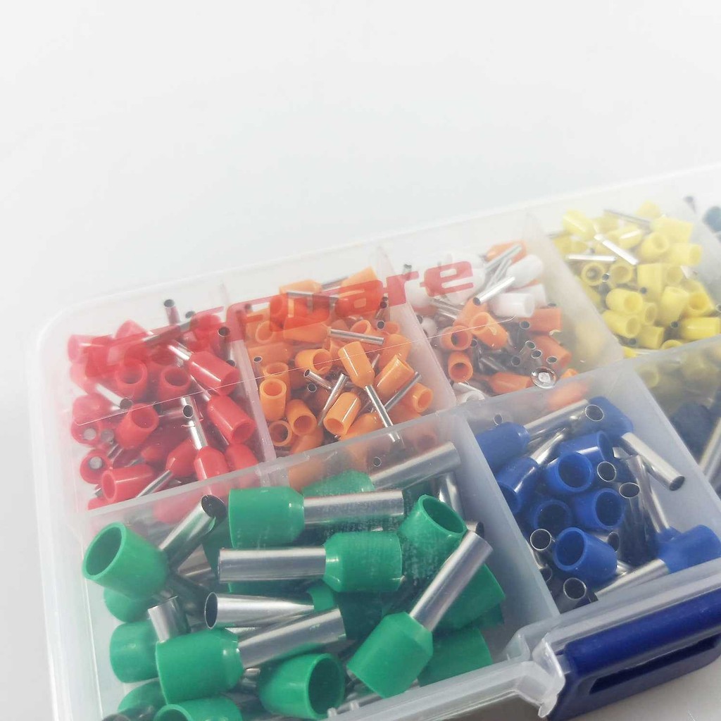 Skun Kabel Tusuk 400pcs Terminal Listrik Ferrules Set 400 Pcs Sekun Kabel Ferules Tusuk Tancap Bulat