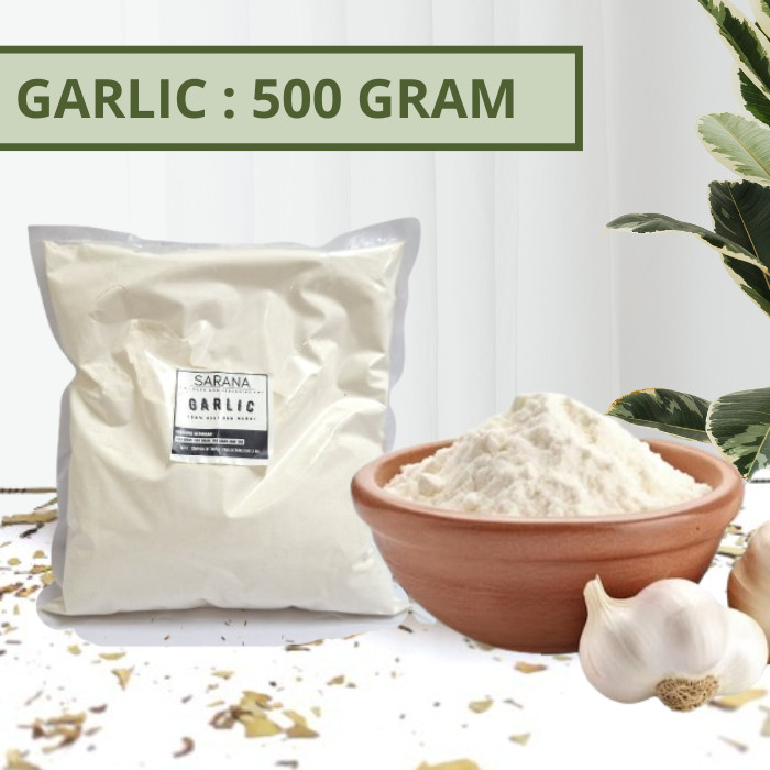 

Bubuk Bawang Putih 500 Gram/ Premium Garlic Powder / bumbu Bubuk Rempah Bawang Putih Murni