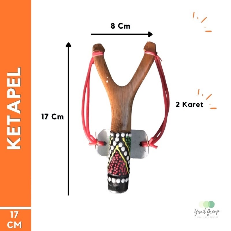 PROMO Mainan Tradisional Ketapel Kayu / Ketapel Kayu / Mainan Anak Motif