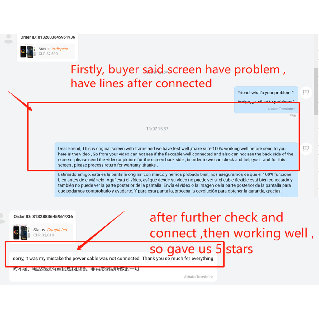 Ori.tested 6.1” For LG G7 ThinQ LCD Touch Screen Digitizer Assembly For LG G7 G710EMW Display with F