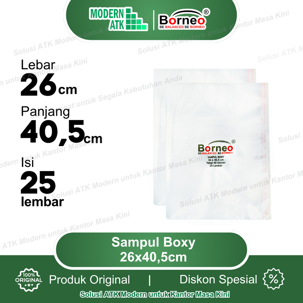 

Sampul Boxy Borneo OPP Lem (200)
