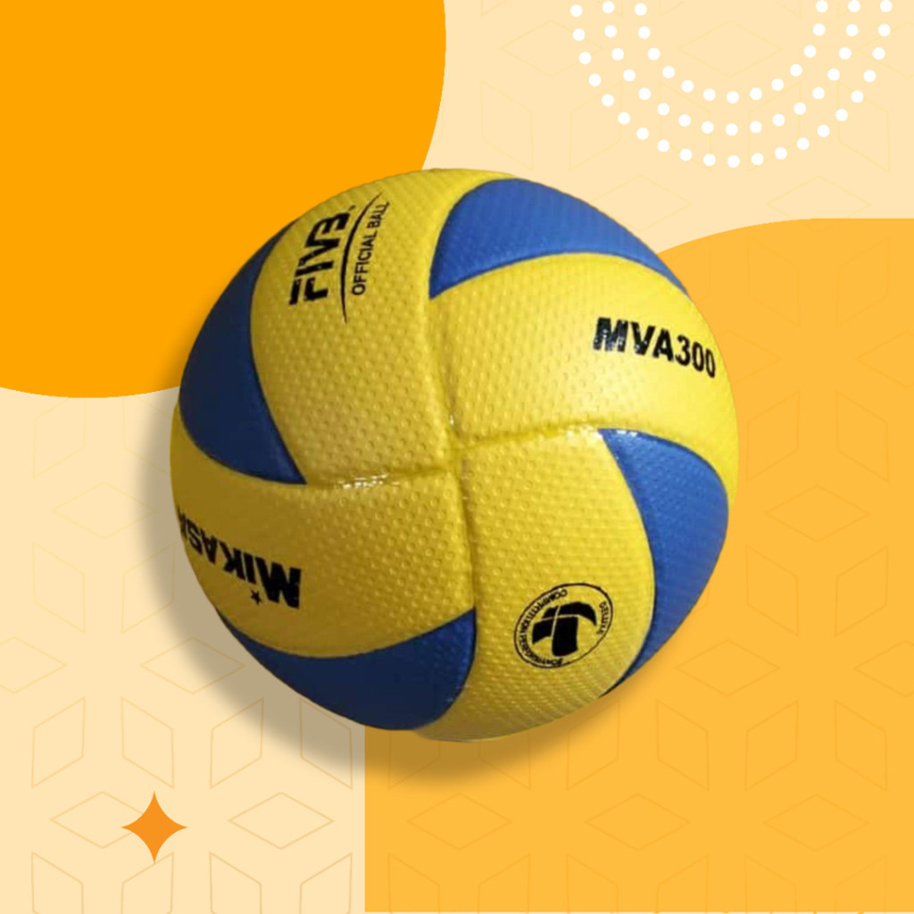 [PREMIUM ORIGINAL] BOLA VOLI LOKAL KULIT JERUK KUALITAS STANDAR